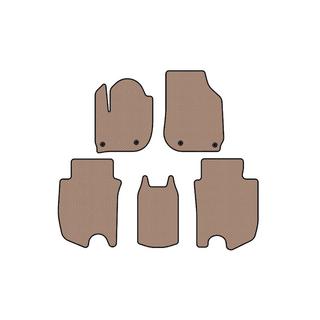 Rubber floor mats Carsuit (HB, Hybrid, beige) Honda FIT/Jazz 2014–2020 photo 1