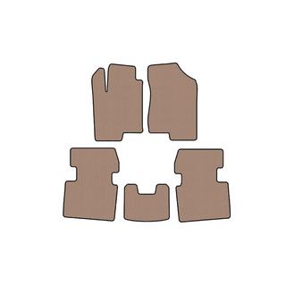 Rubber Floor Mats Carsuit (Beige) Hyundai Sonata NF 2004-2009 photo 1