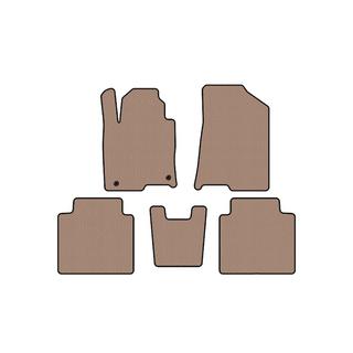 Rubber floor mats Carsuit (SD, beige) Hyundai Grandeur 2017- photo 1
