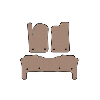 Rubber Floor Mats Carsuit (Beige)