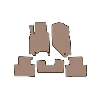 Rubber floor mats Carsuit (G37 X, SD, beige) Infiniti G25/G35/37 (V36/CV36) 2006-2015 photo 1