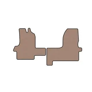 Rubber Floor Mats Carsuit (Beige) Iveco Daily 1999-2006 photo 1