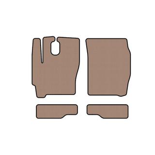 Rubber Floor Mats Carsuit (Beige) Iveco Eurocargo 2002-2008 photo 1