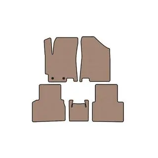 Rubber Floor Mats Carsuit (Beige) photo 1