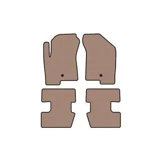 Rubber floor mats Carsuit (2011-2016, beige) photo 1