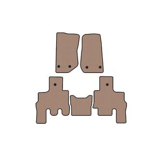 Rubber Floor Mats Carsuit (Beige) Jeep Wrangler 2007-2017 photo 1