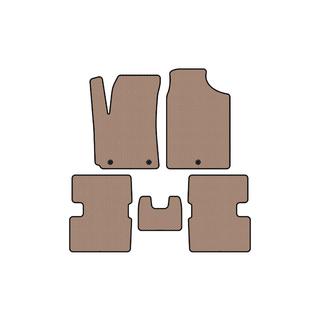 Rubber Floor Mats Carsuit (HB, Beige) Kia Picanto 2016- photo 1