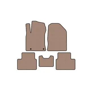 Rubber Floor Mats Carsuit (Beige) photo 1