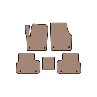 Rubber floor mats Carsuit (2014-2019, 2 rows, beige) photo 1