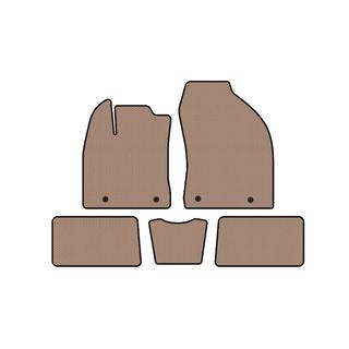 Rubber floor mats Carsuit (HB, Hybrid, beige) photo 1