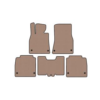 Rubber Floor Mats Carsuit (2007-2010, SD, Long Wheelbase, Beige) Lexus LS 2007-2017 photo 1
