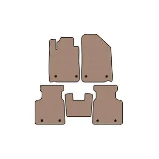 Rubber Floor Mats Carsuit (Beige) photo 1