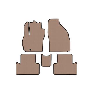 Rubber floor mats Carsuit (2 rows, 7-seater, beige) Mazda 5 2005-2009 photo 1