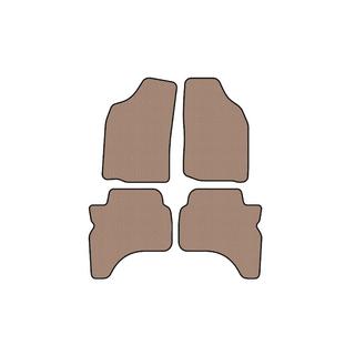 Rubber Floor Mats Carsuit (Beige) Mitsubishi L200 1996-2006 photo 1