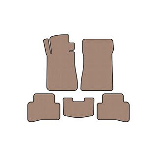 Rubber floor mats Carsuit (SD, beige) Mercedes C-class W202 1993-2001 photo 1