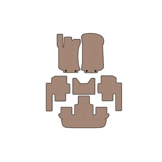 Rubber floor mats Carsuit (3 rows, beige) Mercedes R-class W251 2005-2017 photo 1