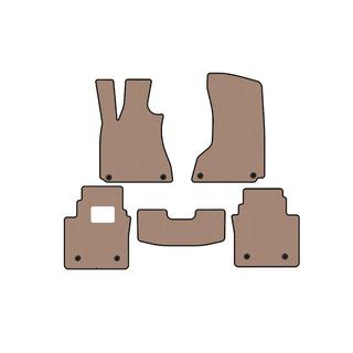Rubber floor mats Carsuit (SD, beige) Maserati Quattroporte 2013-2023 photo 1