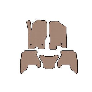 Rubber floor mats Carsuit V1 (2 rows, beige, 2010-2014) Nissan Pathfinder R51 2005-2014 photo 1