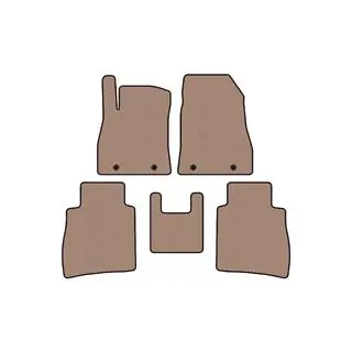 Rubber floor mats Carsuit (SD, beige) photo 1