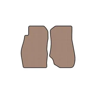 Rubber Floor Mats Carsuit (Beige) Nissan 350Z 2002-2009 photo 1