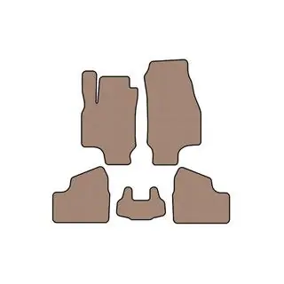 Rubber floor mats Carsuit (SD, beige) photo 1