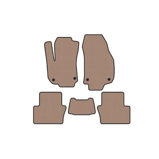 Rubber floor mats Carsuit (2 rows, beige) Opel Zafira B 2005–2011 photo 1