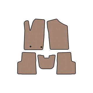 Rubber Floor Mats Carsuit (Beige) Peugeot Partner 1996-2008 photo 1