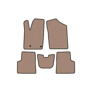 Rubber Floor Mats Carsuit (Beige) photo 1