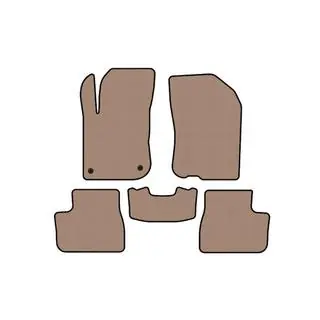 Rubber Floor Mats Carsuit (Beige) photo 1