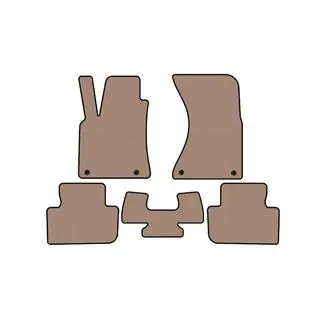 Rubber floor mats Carsuit (2014-2018, beige) photo 1