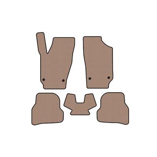 Rubber floor mats Carsuit (2010-2012, HB, 5-door, beige) Seat Ibiza 2010-2017 photo 1