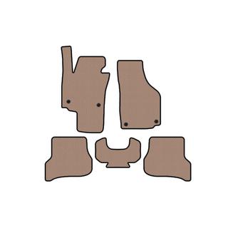 Rubber Floor Mats Carsuit (Beige) Seat Altea 2004-2015 photo 1