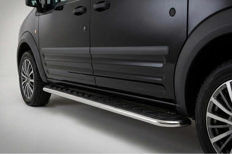 Ford Connect 2002–2006 Side Steps Maydos V1 (2 pcs, Aluminum & Stainless Steel) Image