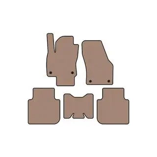 Rubber floor mats Carsuit (5-seater/Automatic, beige) photo 1