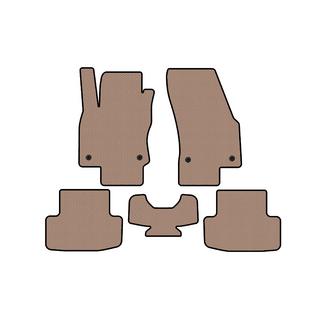 Rubber Floor Mats Carsuit (Beige) Skoda Karoq 2018- photo 1