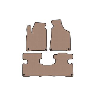 Rubber floor mats Carsuit (2010-2016, beige) SsangYong Korando 2010-2019 photo 1