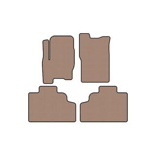 Rubber Floor Mats Carsuit (Beige) SsangYong Korando 1997-2006 photo 1