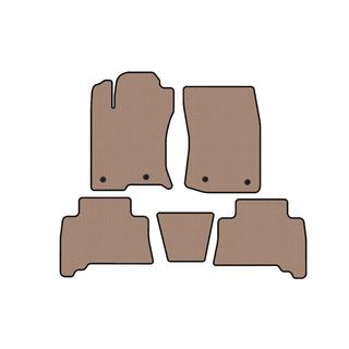 Rubber floor mats Carsuit (2009-2014, beige) Toyota 4Runner 2009-2024 photo 1
