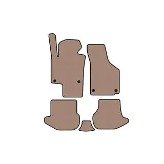 Rubber Floor Mats Carsuit (Beige) photo 1