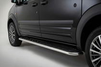Ford Connect 2006–2009 Side Steps Maydos V1 (2 pcs, Aluminum & Stainless Steel) photo 1