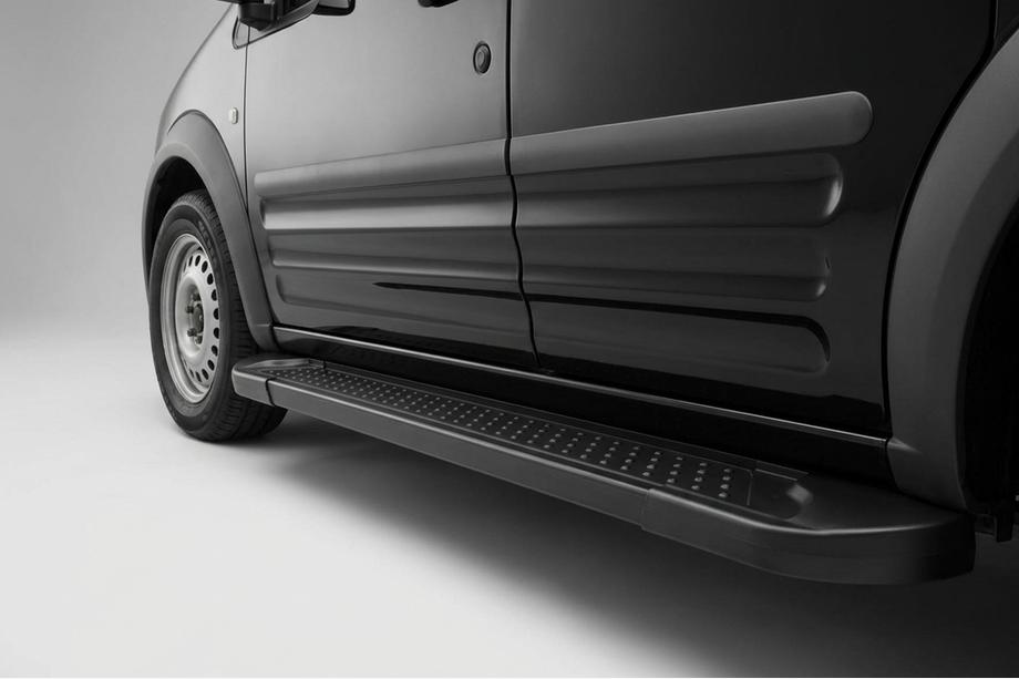 Ford Connect 2010-2013 Side Steps Allmond Black (2 pcs, Aluminum) Image