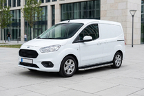 Ford Courier 2014-2023 Side Steps Maydos V1 (2 pcs, stainless steel) photo 1