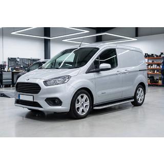 Side Steps Tayga Grey (2 pcs, Aluminum) Ford Courier 2014-2023 photo 1
