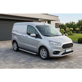 Side Steps Fullmond (2 pcs, aluminum) Ford Courier 2014-2023 photo 1