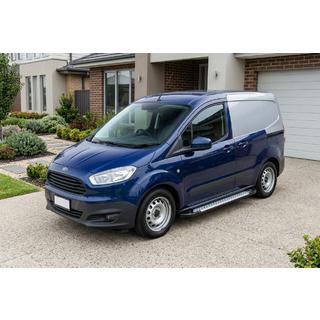 Side Steps Allmond Grey (2 pcs, Aluminum) Ford Courier 2014-2023 photo 1
