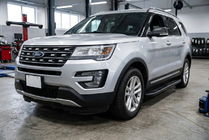 Ford Explorer 2011-2019 Side Steps Bosphorus Black (2 pcs, Aluminum) photo 1