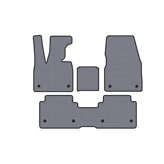 Rubber Floor Mats Carsuit (Gray) photo 1