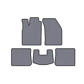 Rubber Floor Mats Carsuit (SD, Gray) photo 1