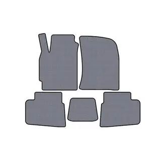 Rubber Floor Mats Carsuit (Gray)