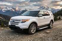 Ford Explorer 2011-2019 Side Steps Allmond Grey (2 pcs, Aluminum) photo 1
